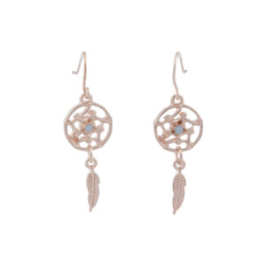 Rose Mini Dreamcatcher Earrings