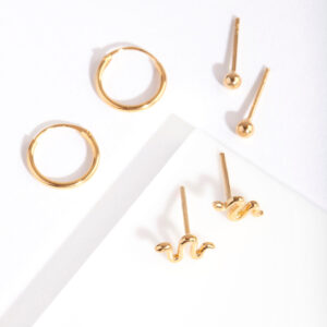 Snake Hoop Earring Pack