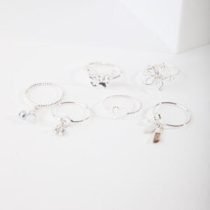 Nature Motif Ring Pack