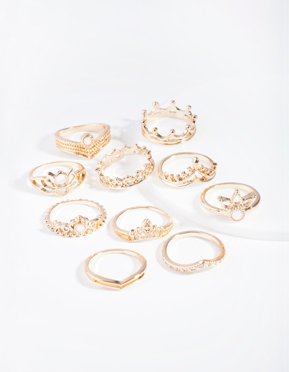 Princess Opal Ring 8-Pack
