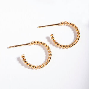 Open Rope Hoop Earrings