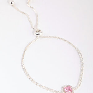 Square Halo Toggle Bracelet