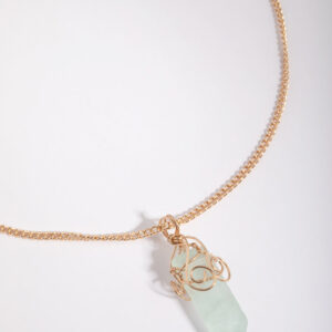 Green Fluorite Shard Necklace