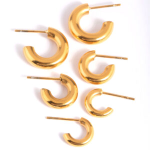 Stainless Steel Mixed Hoop Earring Pack