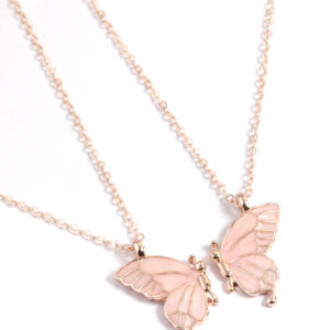 Rose Butterfly Necklace Pack