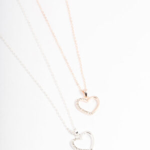 Open Heart Necklace Pack
