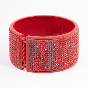 Red Statement Clamp Bracelet