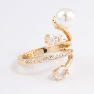 Flare Pearl Ring