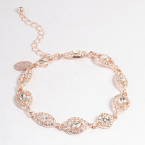 Rose Tear& Eye Necklace