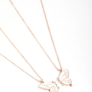 Rose Butterfly Necklace Pack