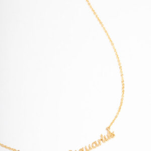 Aquarius Pendant Necklace