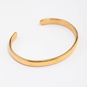 Stainless Steel Classic Plain Wrist Cuff