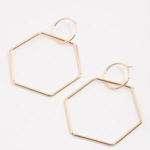 Hexagon Earrings