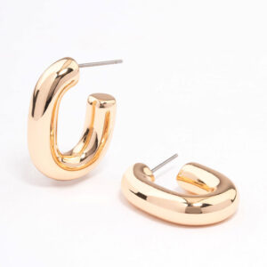 Oval Hoop Earrings