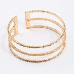 Textured Triple Row Bangle