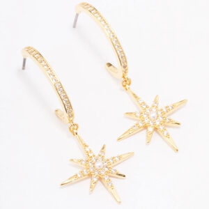Long Celestial Drop Earrings