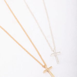 Plain Cross Necklace Pack