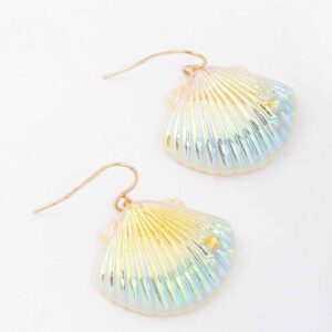 Holographic Shell Earrings