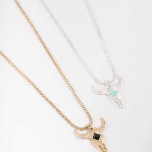 Bull Head Necklace