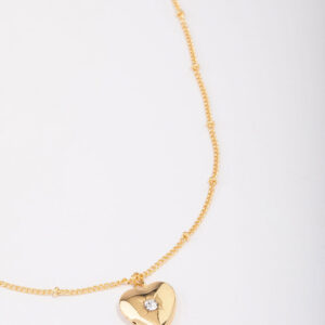 Heart Cubic Zirconia Pendant Necklace