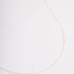 Sterling Figaro Chain Necklace