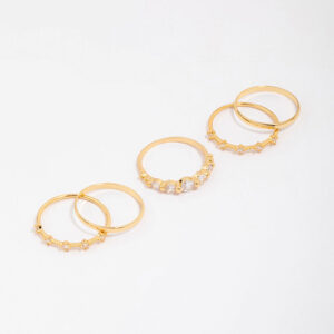 Dainty Stacking Ring 5-Pack
