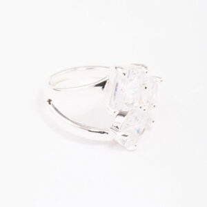 Mixed Stone Trio Ring