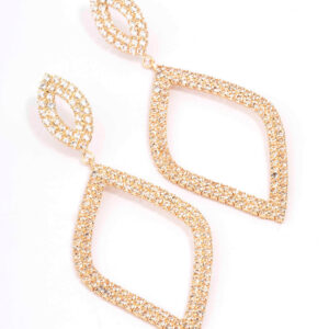 Diamond-Shaped Earrings