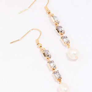 Pearl Crystal Earrings