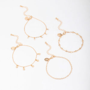Star Dangle Bracelet 4-Pack