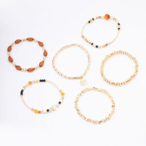 Evil Eye Beaded Bracelet 6-Pack