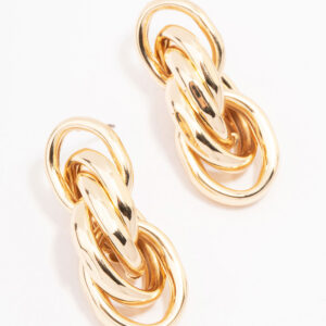 Link Cluster Drop Earrings