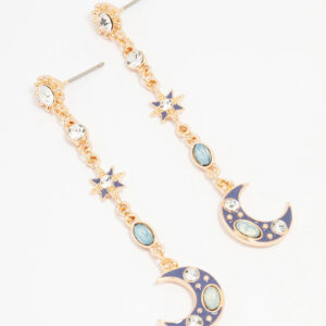 Celestial Charm Drop Earrings