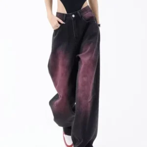 Autumn Jeans Women's Fashion Literary Trend Loose Washed Youth Fashion High Street Harajuku Women's Jeans