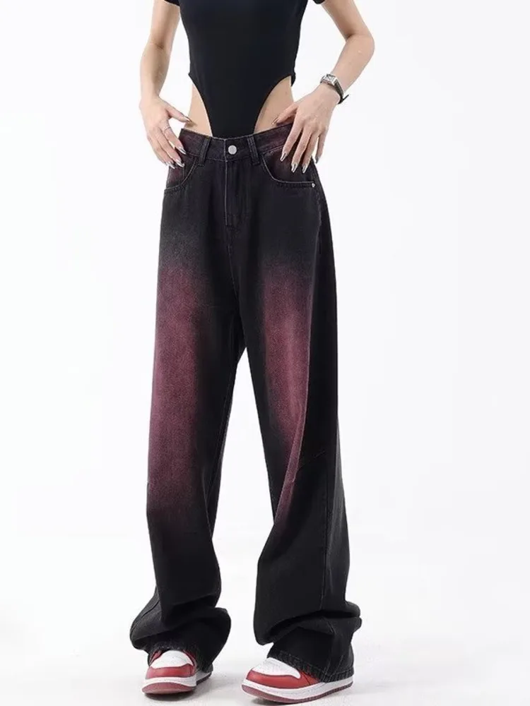 Autumn Jeans Women's Fashion Literary Trend Loose Washed Youth Fashion High Street Harajuku Women's Jeans - Image 4